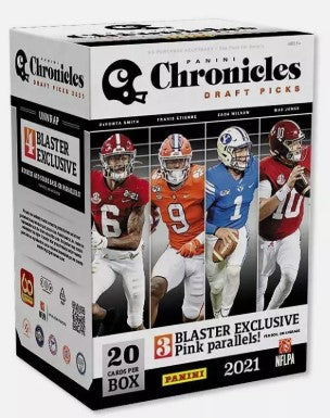 Panini 2021 Chronicles Draft Picks Football Blaster Personal!