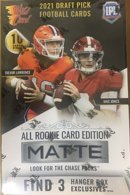 2021 Wild Card MATTE Football Hanger Personal Break!