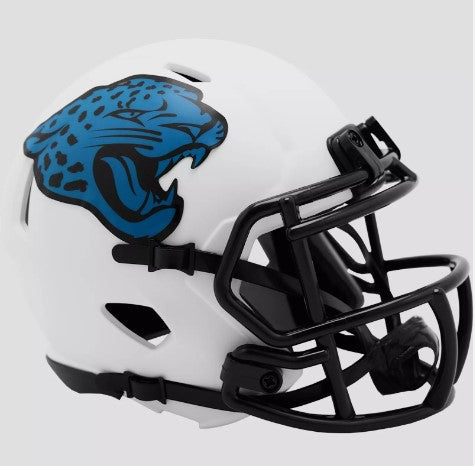 Jacksonville Jaguars Unsigned Lunar Specialty Riddell Mini Helmet Shell Included