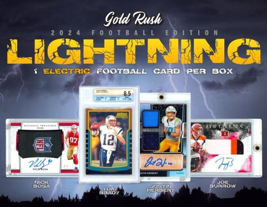 Gold Rush 2024 LIGHTNING FOOTBALL CARD | PICK 1 TEAM | GET 7 RANDOM TEAMS | *BREAK#DAV662*