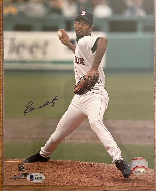 Ramon Martinez Autographed 8x10 Photo Beckett COA Red Sox