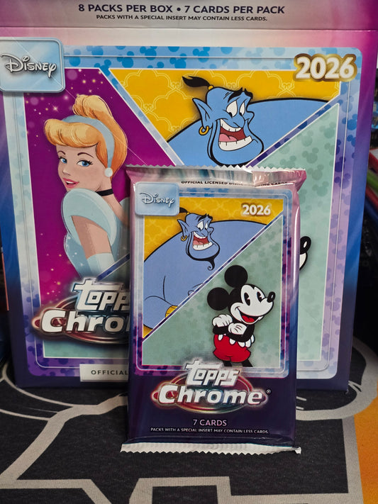 Disney 2026 Topps Chrome Mega Box PACK