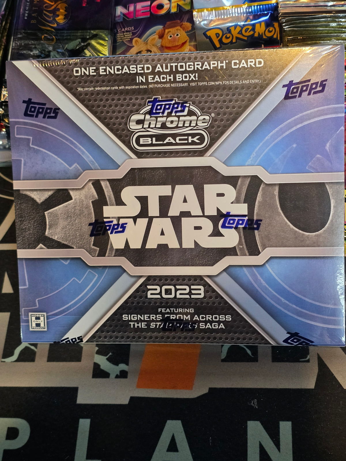 2023 Star Wars Topps Chrome Black - 1 encased card!