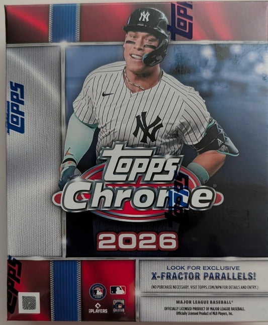 2026 Topps Chrome Baseball Mega Box
