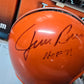 Jim Brown 2-bar Facemask Mini Helmet Autographed Auto Cleveland Browns Tristar COA