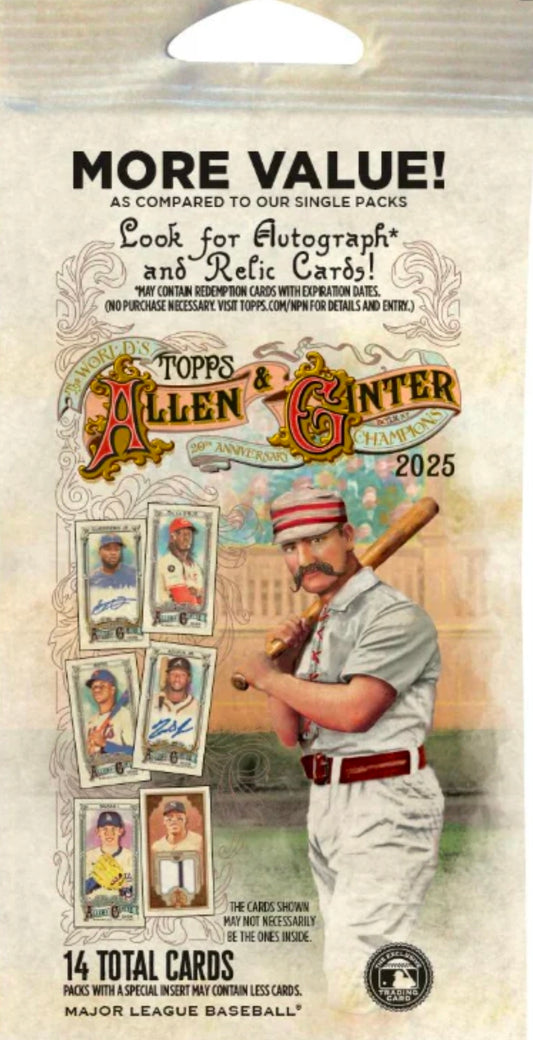 2025 Baseball Allen And Ginter Value Pack Fat Pack