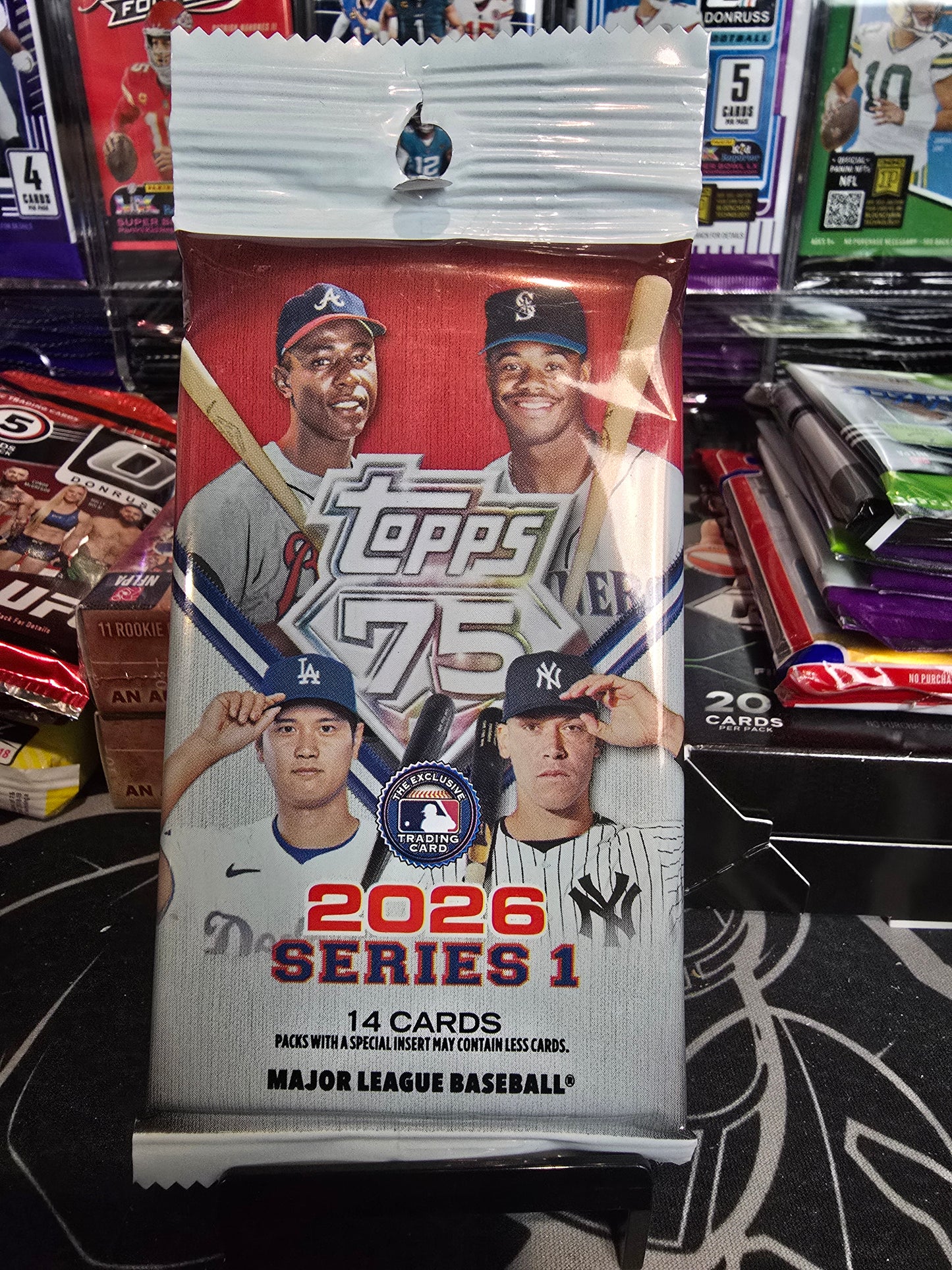 2026 Topps 75th Baseball Series 1 14-card Hanger Pack