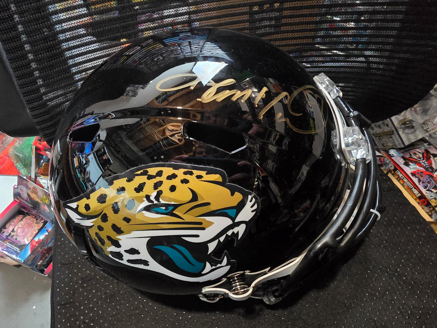 Keenan Mccardell Jaguars Full Size Helmet Radtke COA