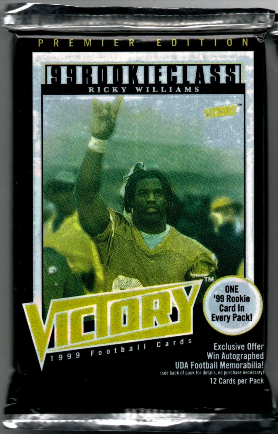 1999 Victory Football Premier Edition Pack - 1 rookie each pack!