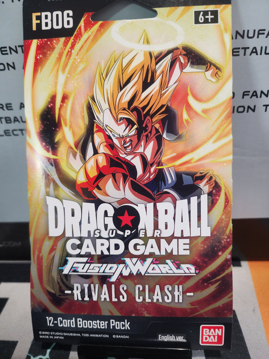 Dragonball Z Super Card Game Fusion World Rivals Clash Sleeved Booster Pack personal break! 12 cards! Bandai/Namco