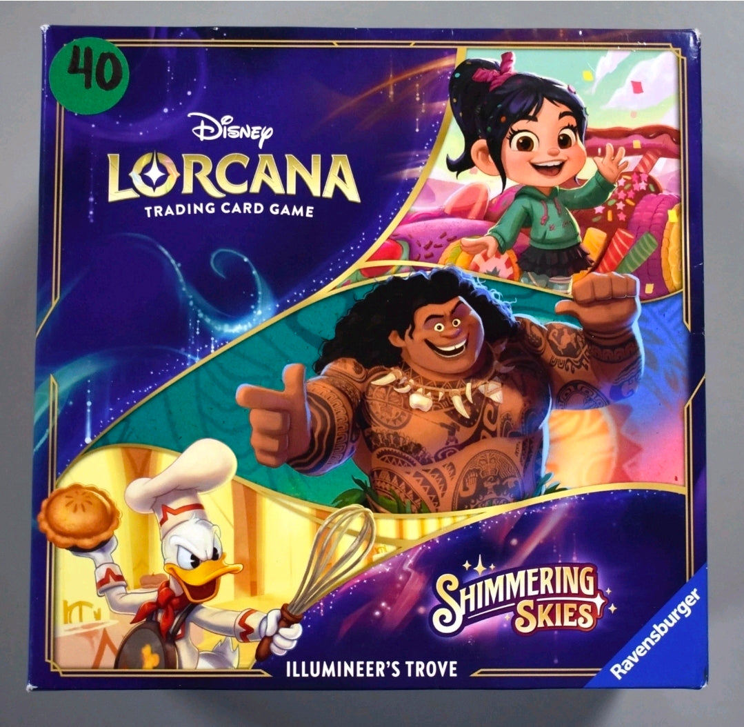 Disney Lorcana Shimmering Skies Trove - 8 booster packs!