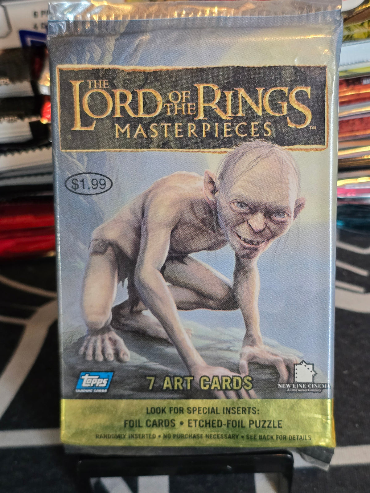 Topps Lord of the Rings Masterpieces I Hobby Pack LOTR New Line Cinema