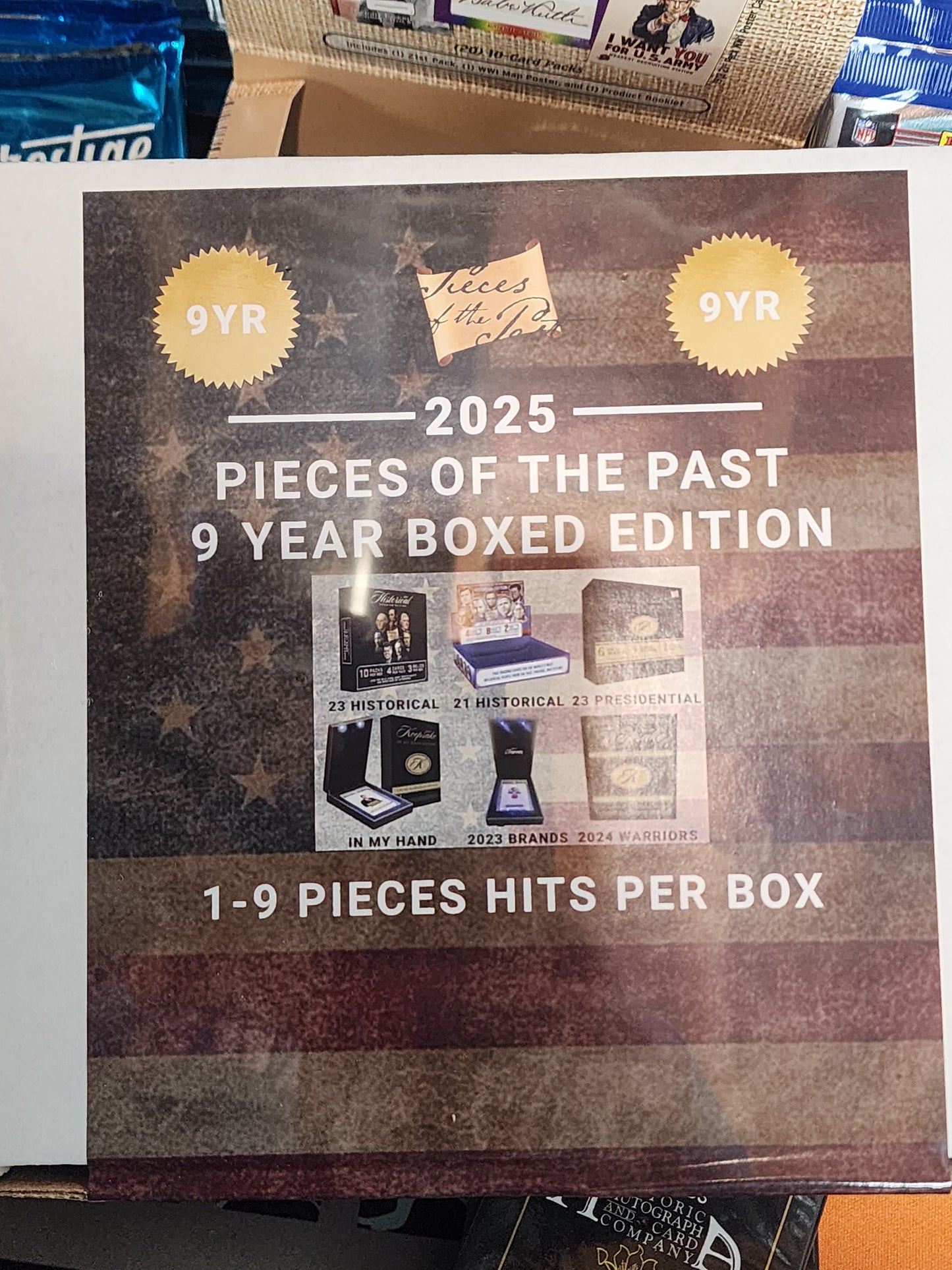 2025 Pieces of the Past 9-Year Edition Hobby Box - 1-9 hits!