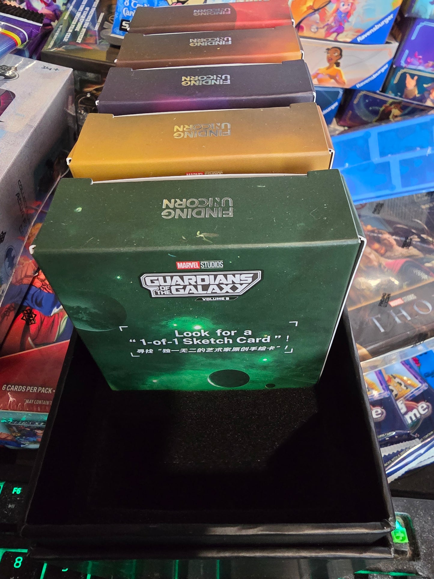 Guardians of the Galaxy Volume III Finding Unicorn Marvel Studios Mini Hobby Box - 2 packs!