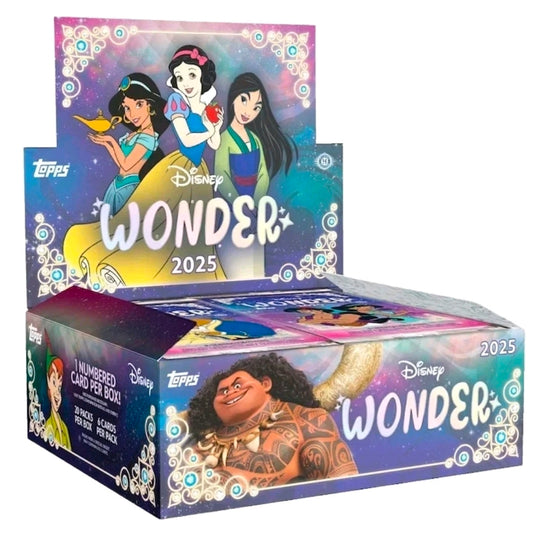Disney 2025 Topps Wonder Hobby Box - chase autos and sketch cards! 20 packs