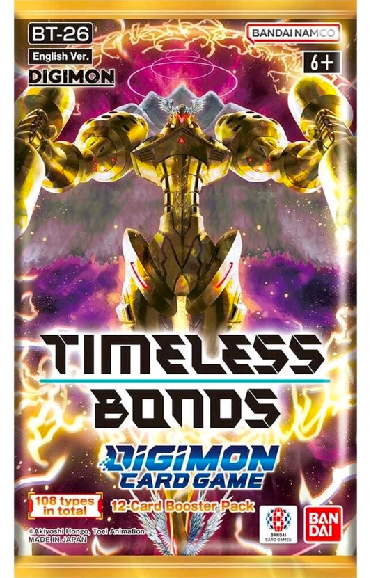 B-25 Digimon Timeless Bonds  Booster Pack