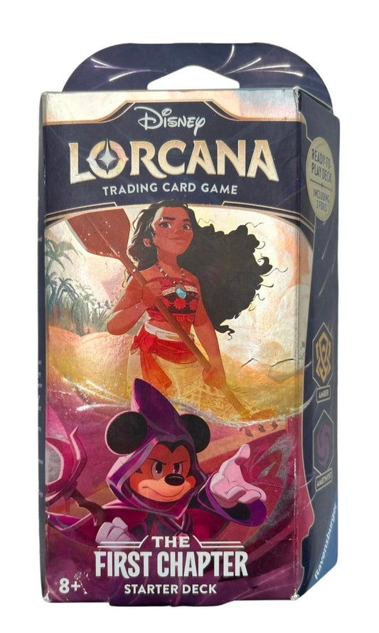 Disney Lorcana The First Chapter Booster Pack Starter Deck - includes ONE BOOSTER PACK!