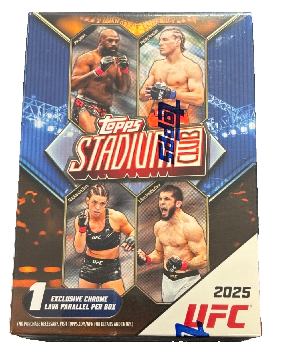 2025 UFC Topps Stadium Club Blaster Box - 1 lava per box!