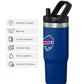 FOCO Buffalo Bills NFL 30 oz Straw Tumbler Stainless Steel