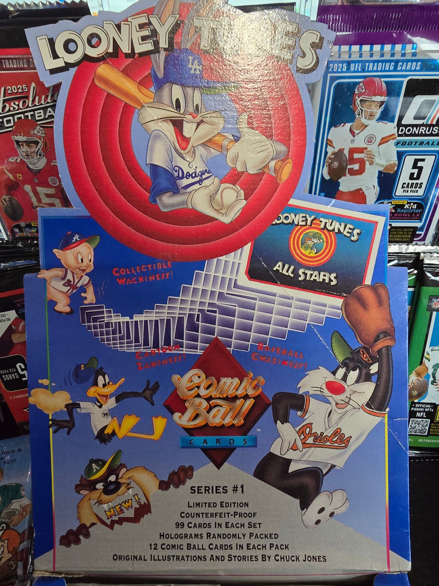 Limited Edition Comic Ball Looney Tunes MLB Baseball Card Pack Upper Deck 1991