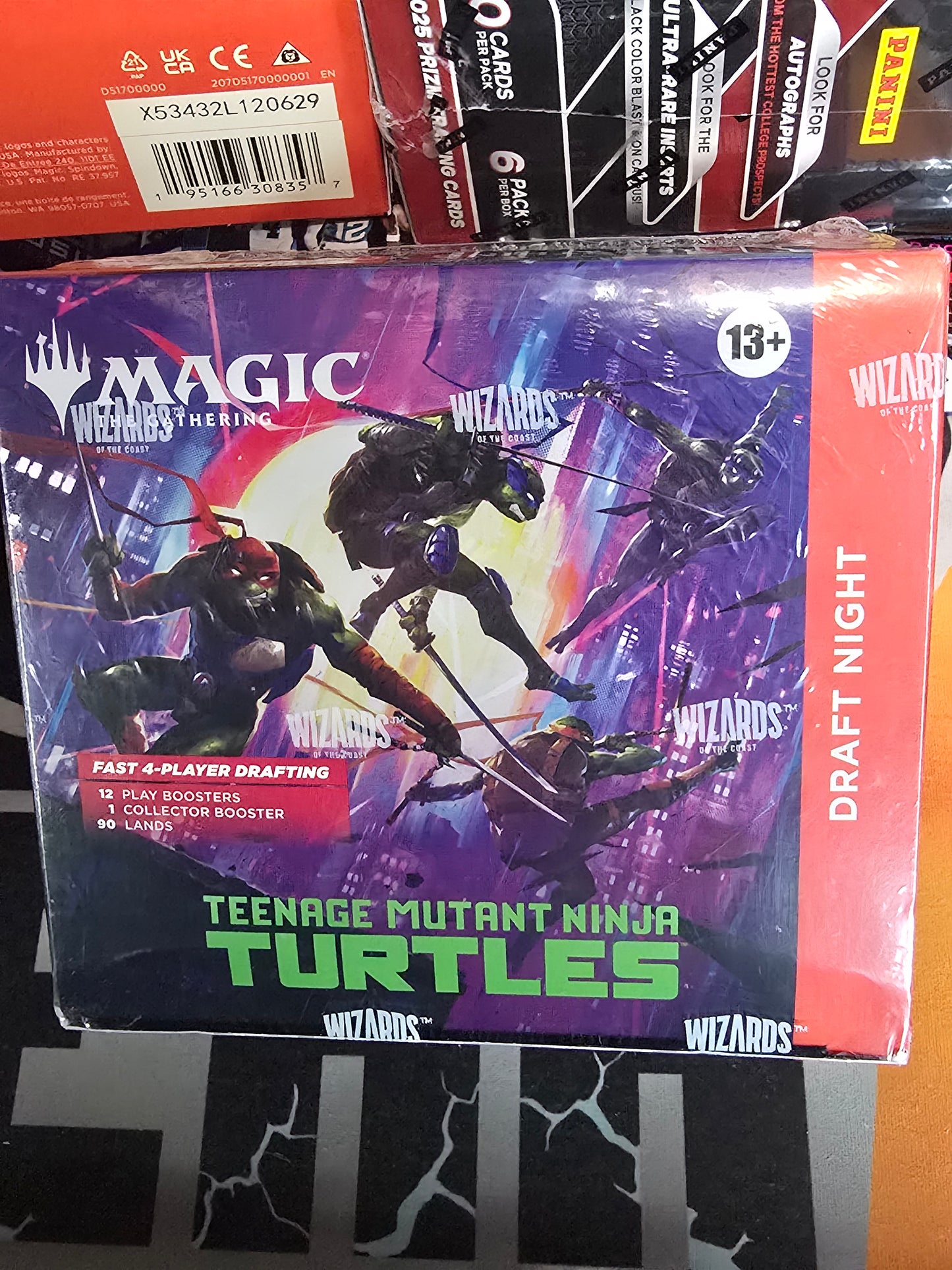 TMNT DRAFT NIGHT Box - 12 packs! MTG Magic The Gathering Teenage Mutant Ninja Turtles TMNT Trading Card Game