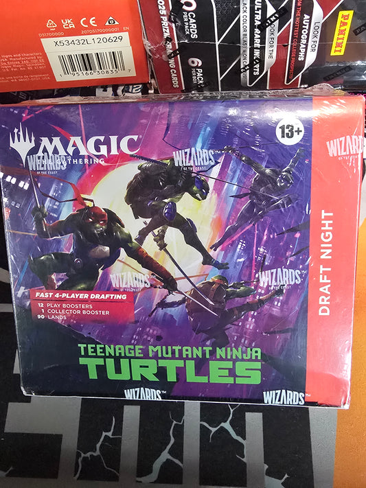TMNT DRAFT NIGHT Box - 12 packs! MTG Magic The Gathering Teenage Mutant Ninja Turtles TMNT Trading Card Game
