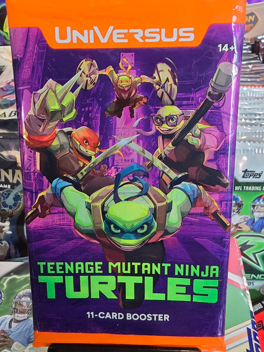 Universus Teenage Mutant Ninja Turtles TMNT Trading Card Game Booster Pack!