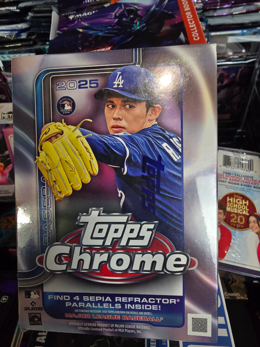 2025 Topps Chrome Baseball Blaster Box