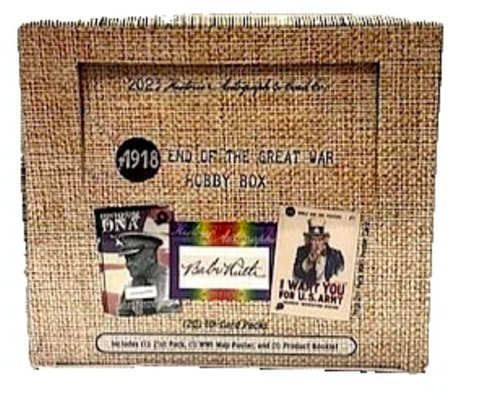 1918 The Great War Hobby Box - 21 packs! - search for Babe Ruth Autos and Historical DNA cards!