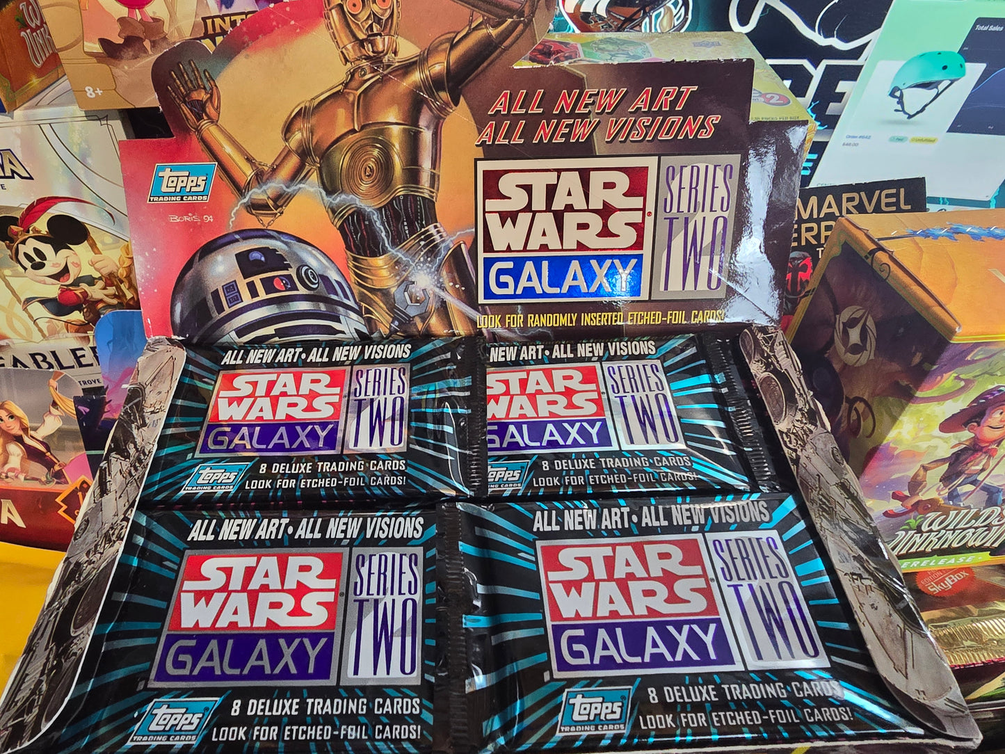 Star Wars Galaxy Series II 1994 Topps Hobby Pack!