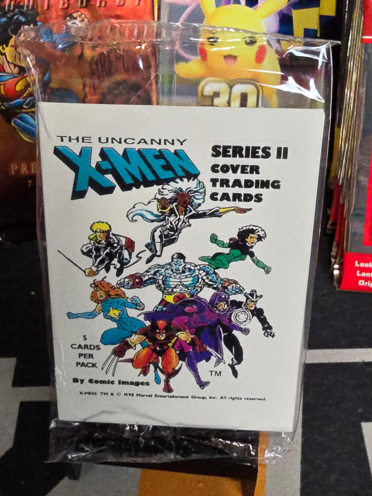 ONE PACK! Rare - 1990 X-Men Set II Comic Images Cover Trading Cards