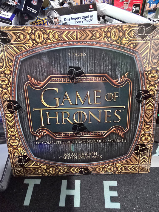 Rittenhouse Game of Thrones Volume 2 Hobby Box - 3 autographs!!