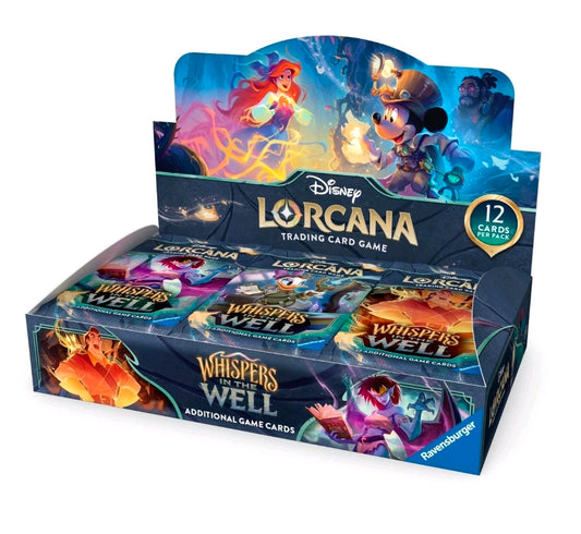Disney Lorcana Whispers In The Well Booster Box - 24 packs!