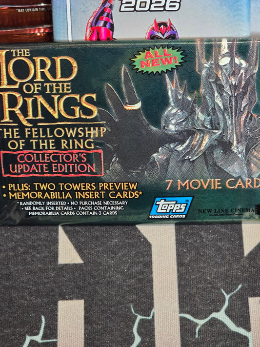 2001 Topps Lord of the Rings Fellowship of the Ring LOTR Widevision Movie Cards New Line Cinema - 7 movie cards! Chase mem hits