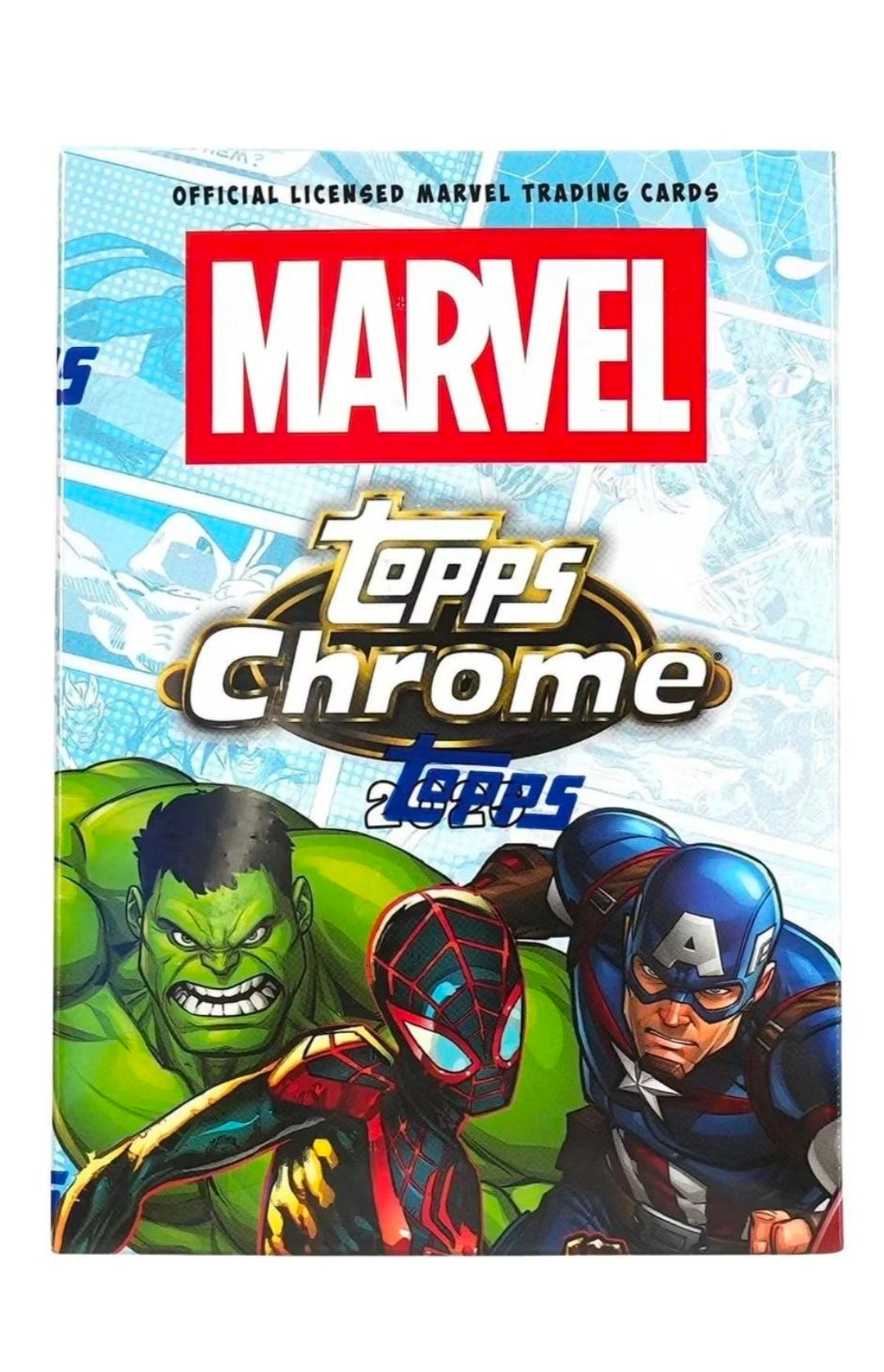 2025 Marvel Topps Chrome Blaster Box - chase yellow lavas!