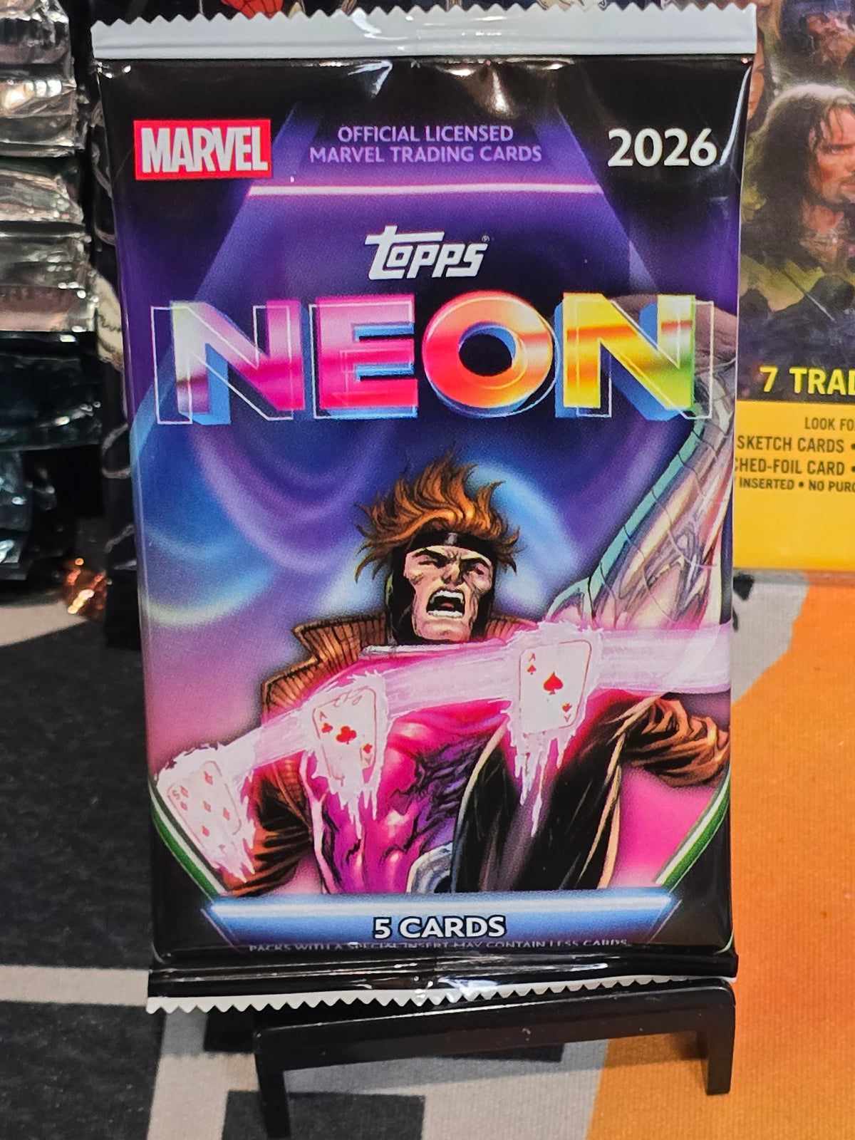 Marvel Neon Blaster Box PACK Topps