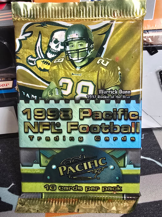 RARE 1998 Pacific Football Pack Peyton Manning Randy Moss RC?