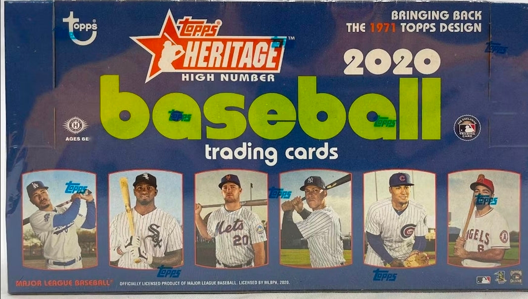 2020 Topps Heritage Baseball Hobby Box - 1 auto/mem hit!