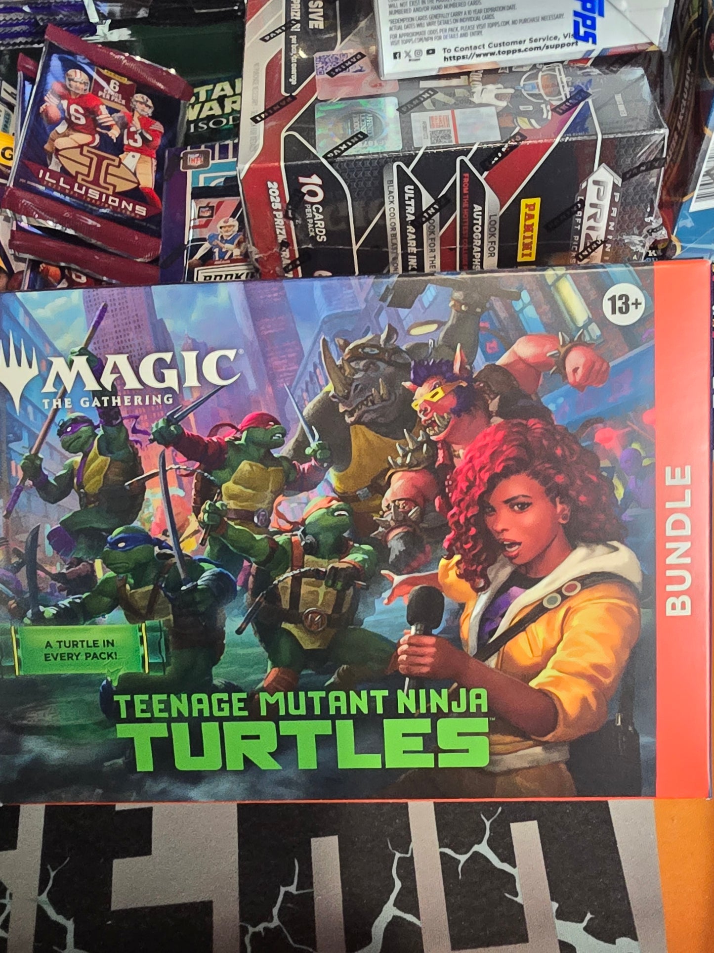 TMNT Bundle Box - 9 packs! MTG Magic The Gathering Teenage Mutant Ninja Turtles TMNT Trading Card Game