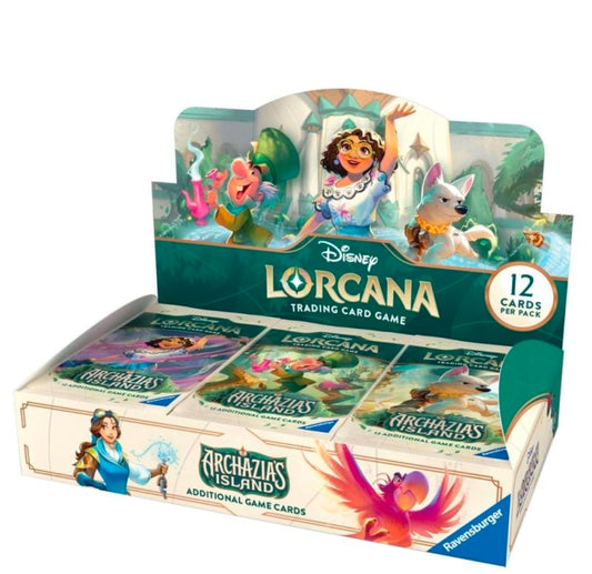 Disney Lorcana Archazia's Island Booster Box (24 Booster Packs!)