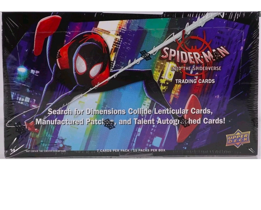Marvel Spider-Man Into The Spider-Verse Movie Cards Hobby Box