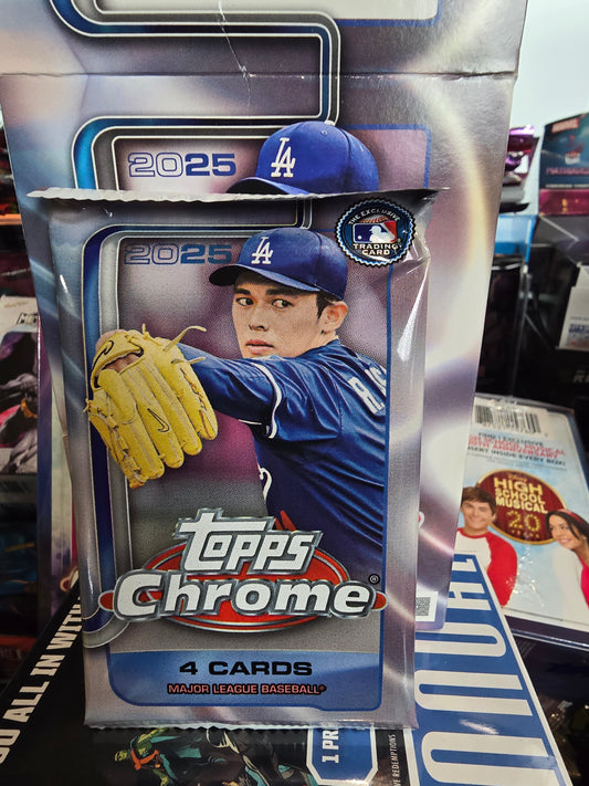 2025 Topps Chrome Baseball Blaster Pack