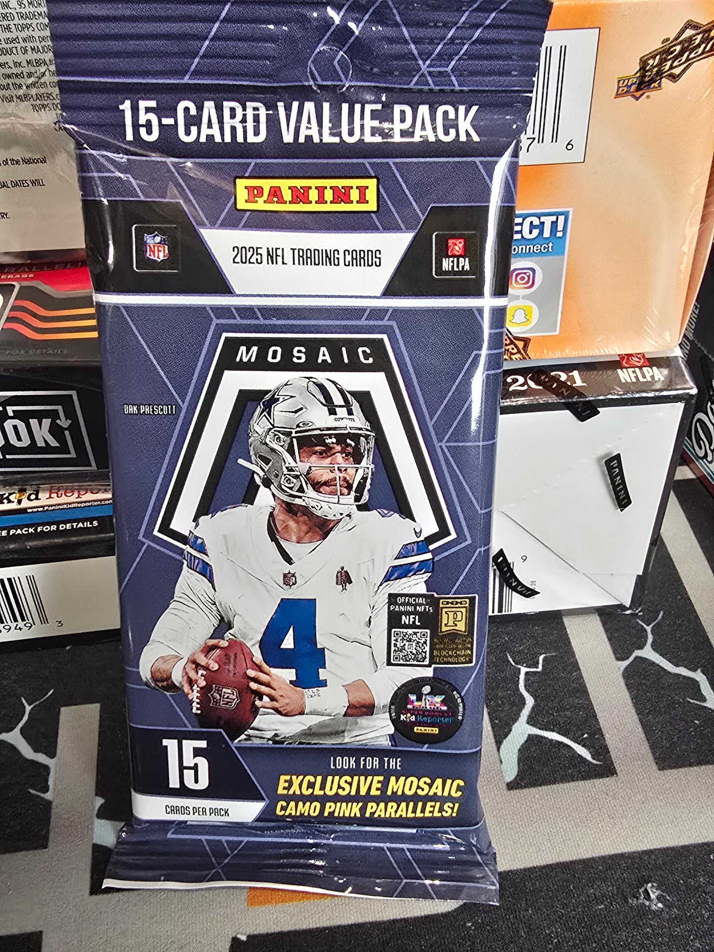 2025 Mosaic Football Value Pack Fat Pack