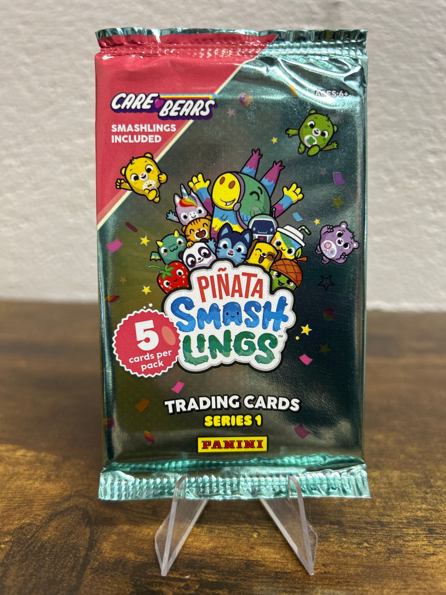 Panini Care Bears Pinata Smash Lings Trading Cards Pack!