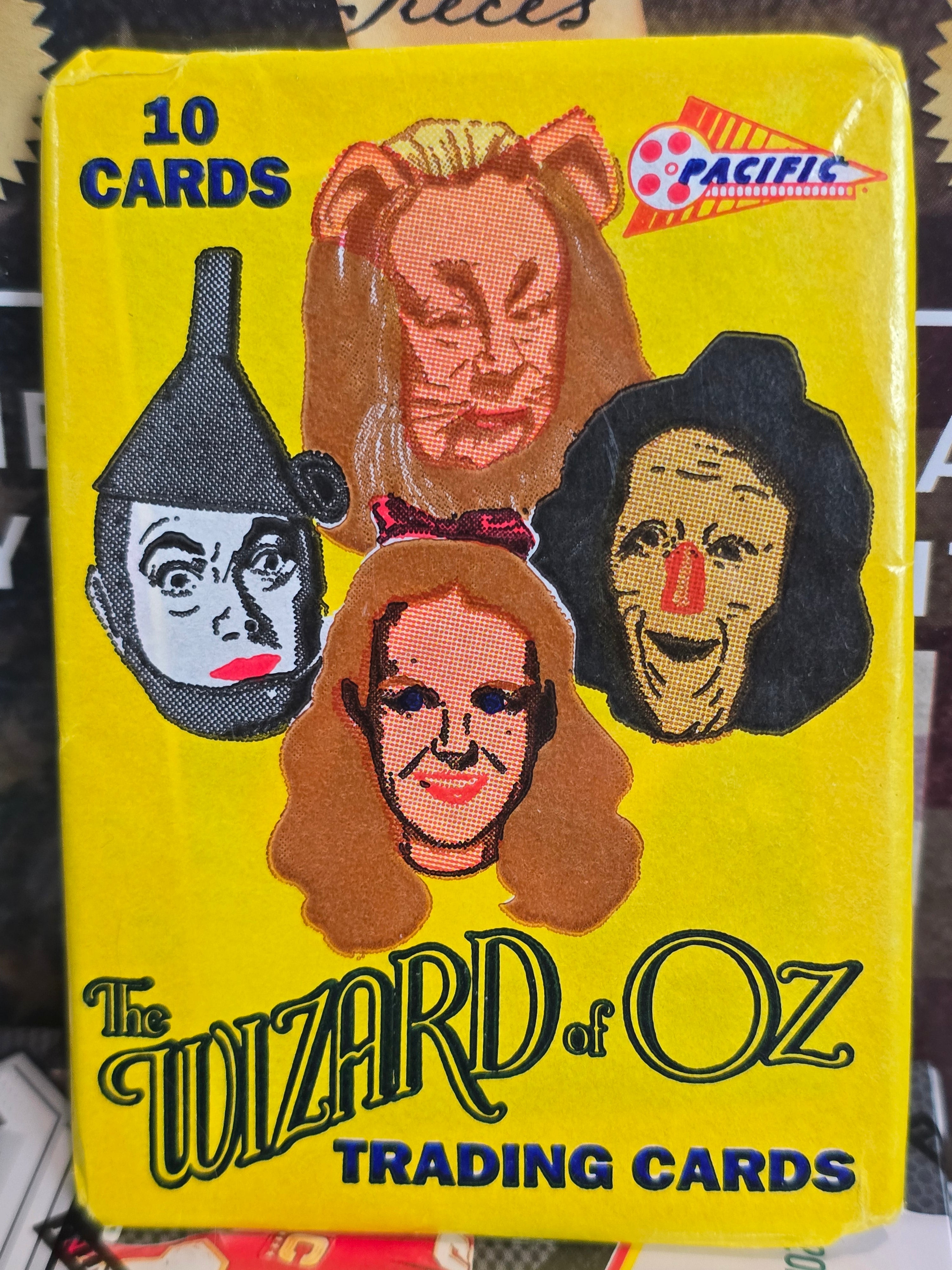 Pacific Wizard The Wizard of Oz 1990 Pacific Trading Cards Wax Pack – Breaking The Plane