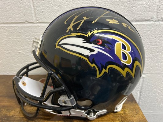 Ray Lewis Autographed Authentic Ravens Full Size Helmet JSA COA