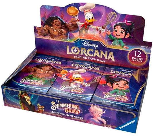 Disney Lorcana Shimmering Skies Booster Box - 24 packs!