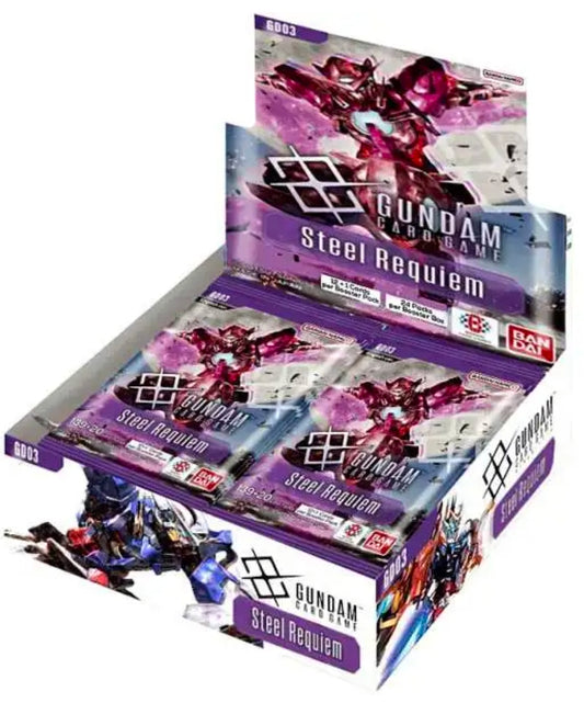 Bandai Gundam Card Game - Steel Requiem Booster Box (GD03)