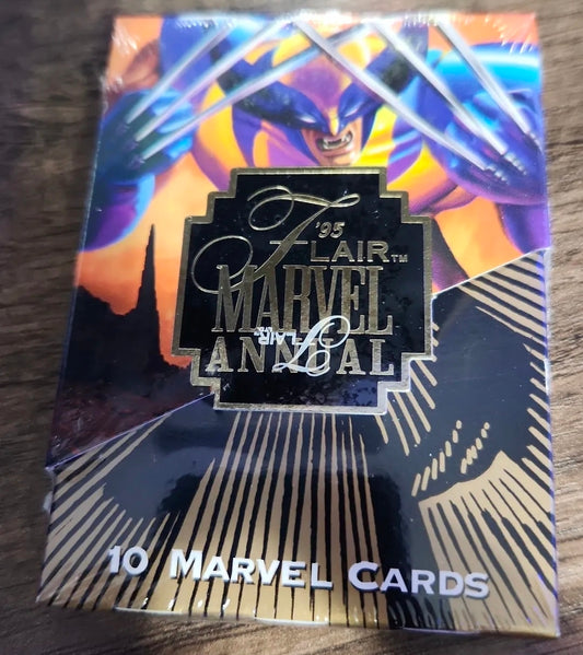 RARE 1995 Marvel Flair Annual Hobby Pack
