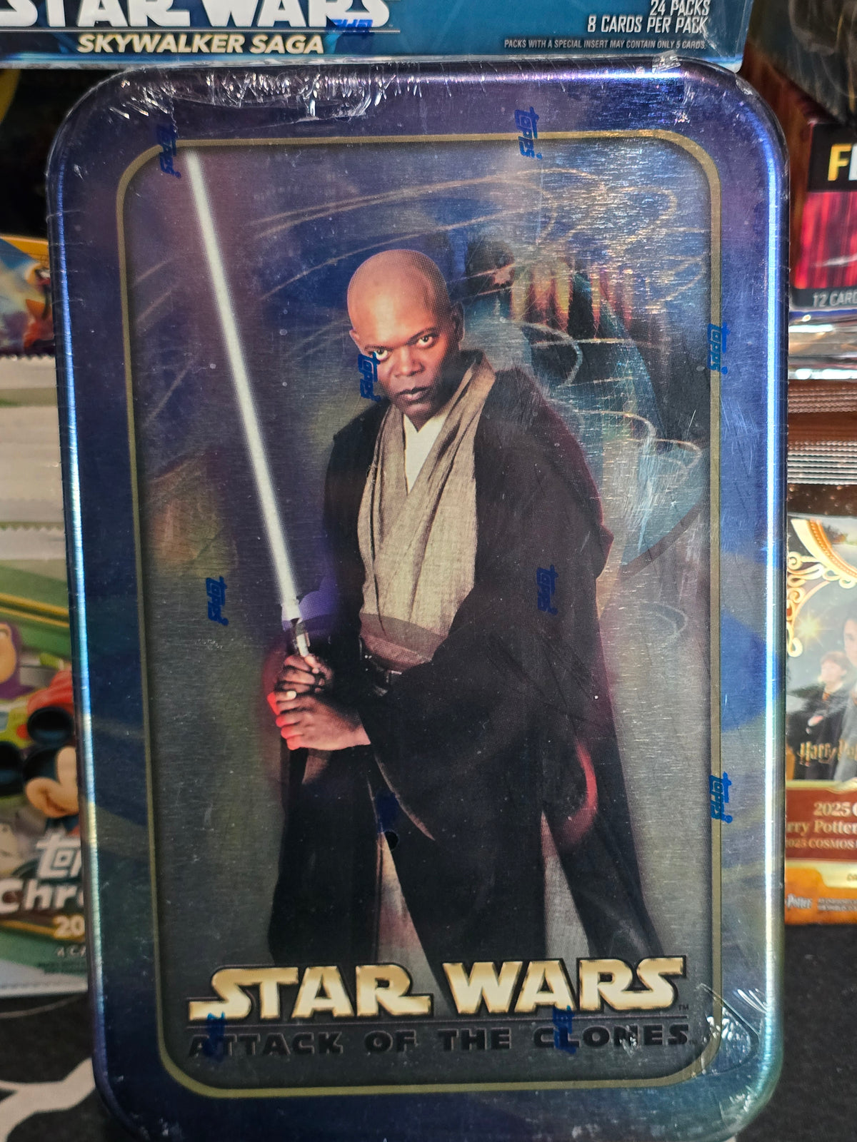 HUGE 2002 Star Wars Episode II Attack of Clones Topps Trading Card Tin